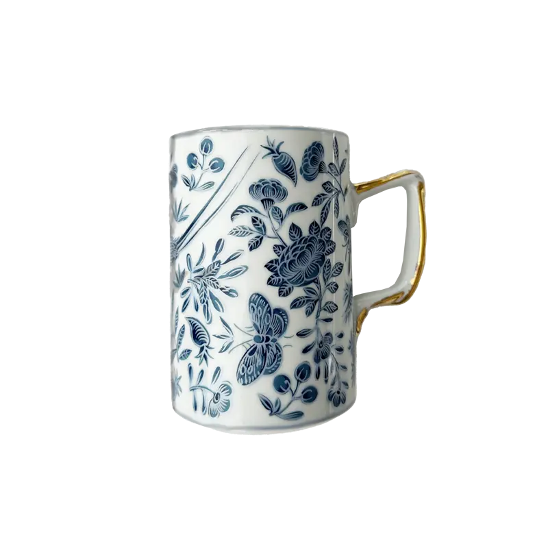 Mottahedeh Sacred Bird & Butterfly Mug