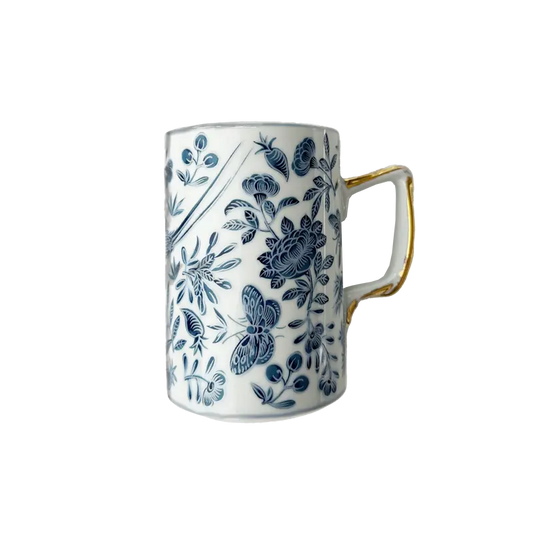 Mottahedeh Sacred Bird & Butterfly Mug
