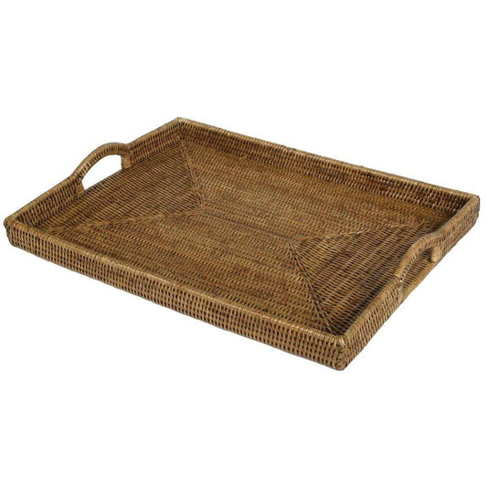 Rattan Tray with handles