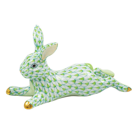Herend Lounging Bunny Keylime