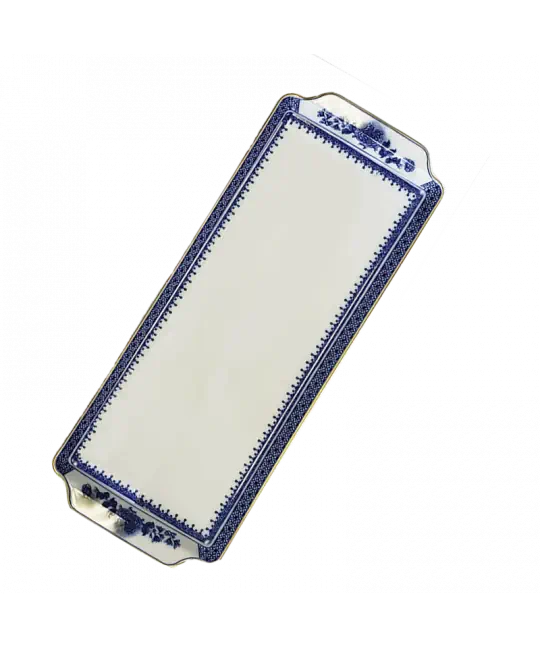 Mottahedeh Imperial Blue Sandwich Tray