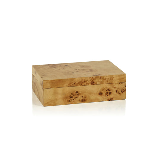 Burl Wood Box Small