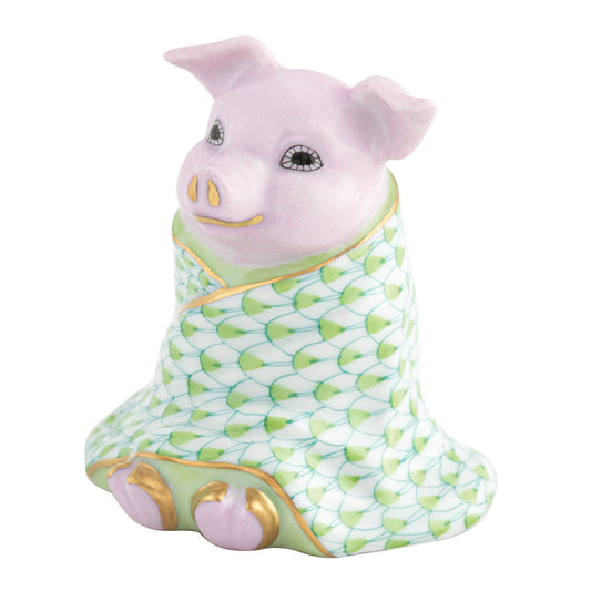 Herend Pig in a Blanket Key Lime