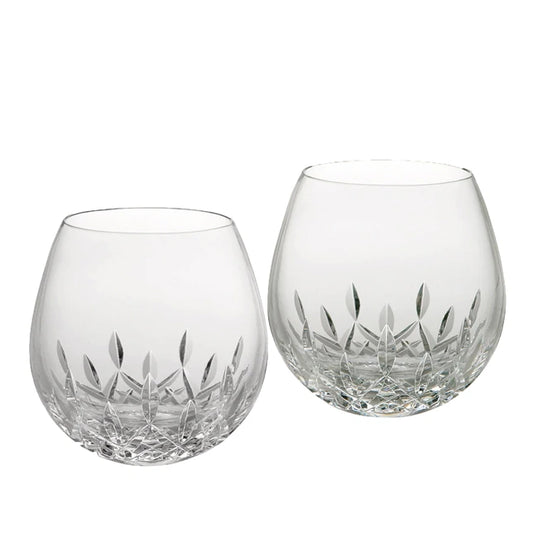 Waterford Lismore Essence Stemless Light Red Wine Pair