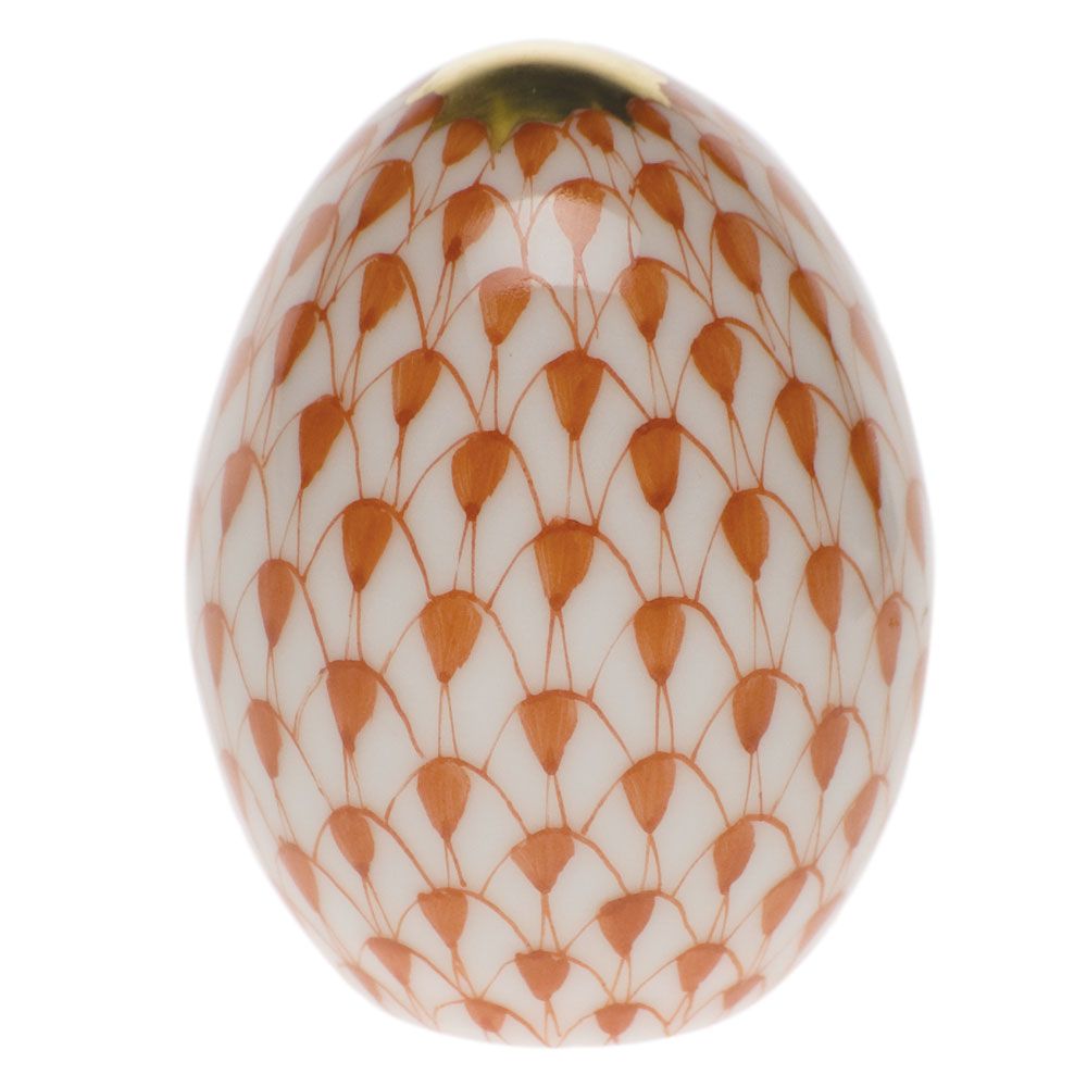 Herend Egg Small Rust