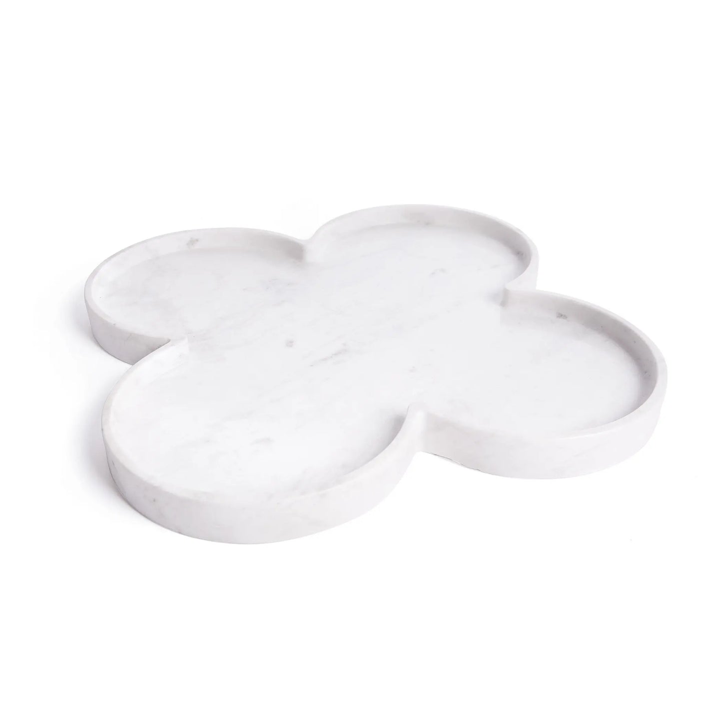 Marble Clover Tray