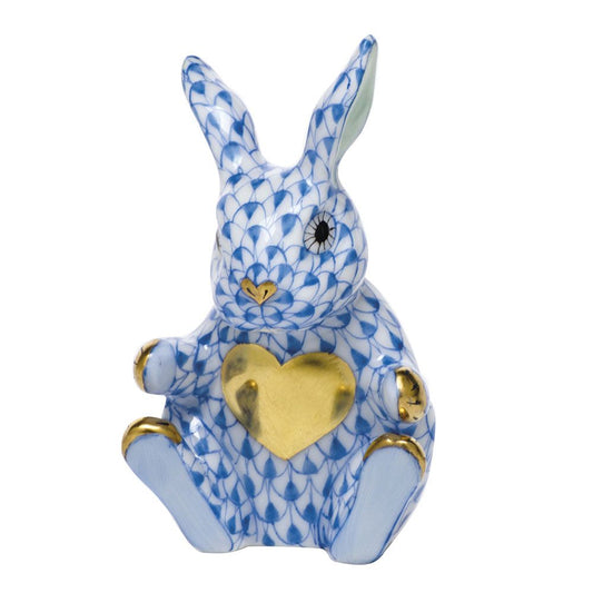 Herend Sweetheart Bunny Blue