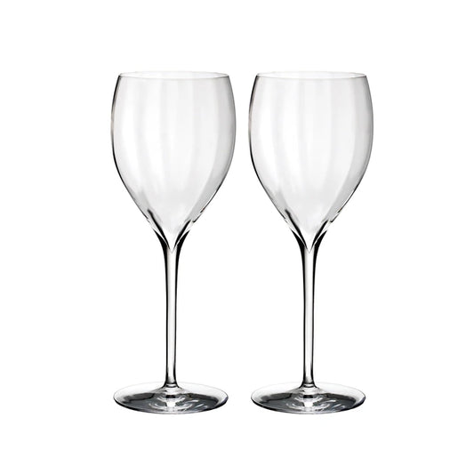 Waterford Elegance Optic Crisp White Wine Pair