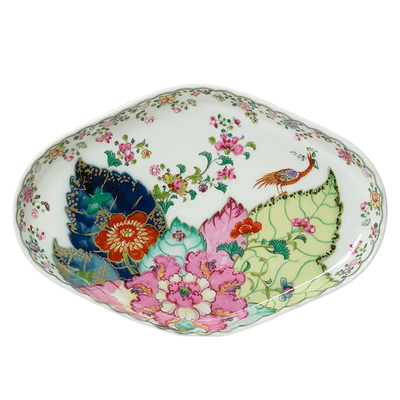 Mottahedeh Tobacco Leaf Oval Tray