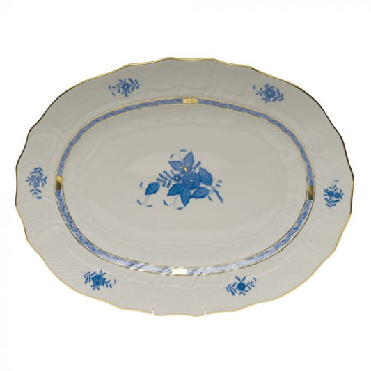 Herend Chinese Bouquet Blue Platter