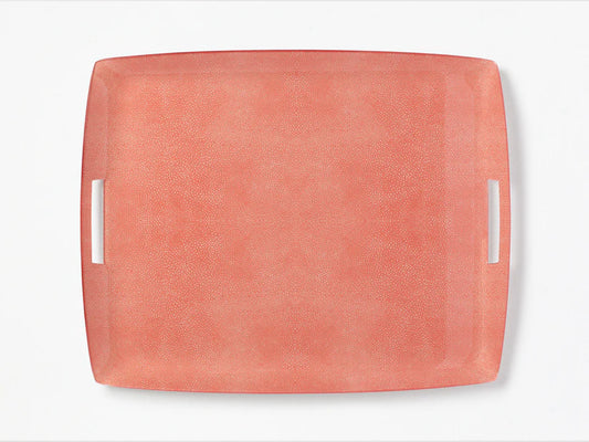 Hestia Prestige Fete Coral Acrylic Tray with handles
