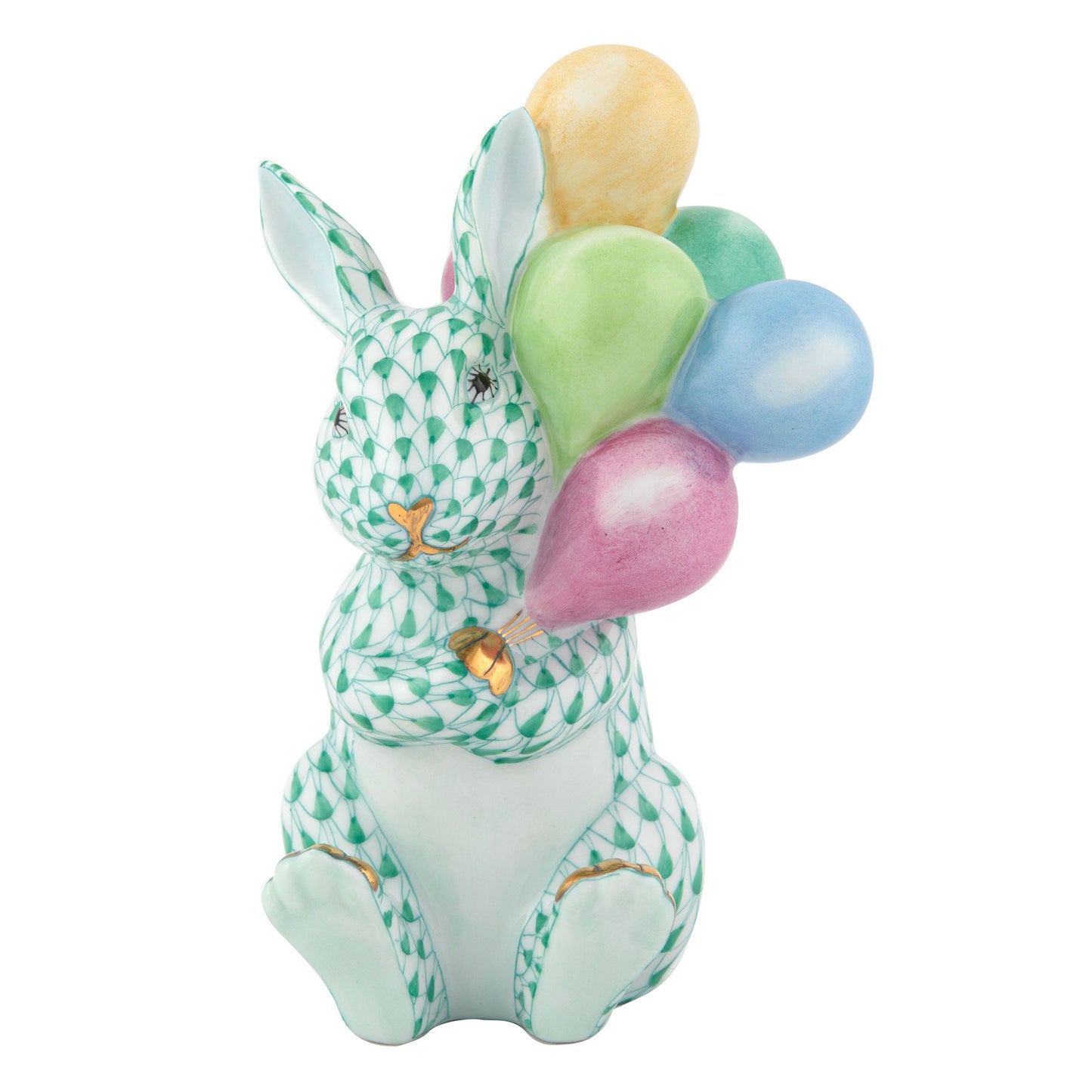 Herend Balloon Bunny Green