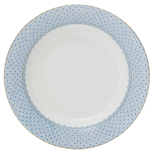 Mottahedeh Cornflower Blue Rim Soup Plate