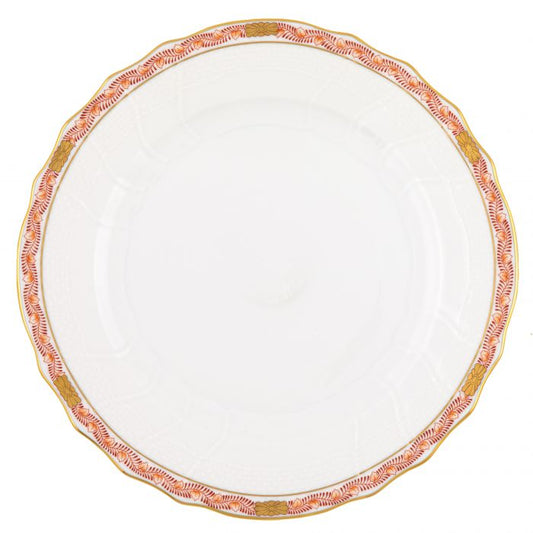 Herend Chinese Bouquet Garland Rust Salad Plate