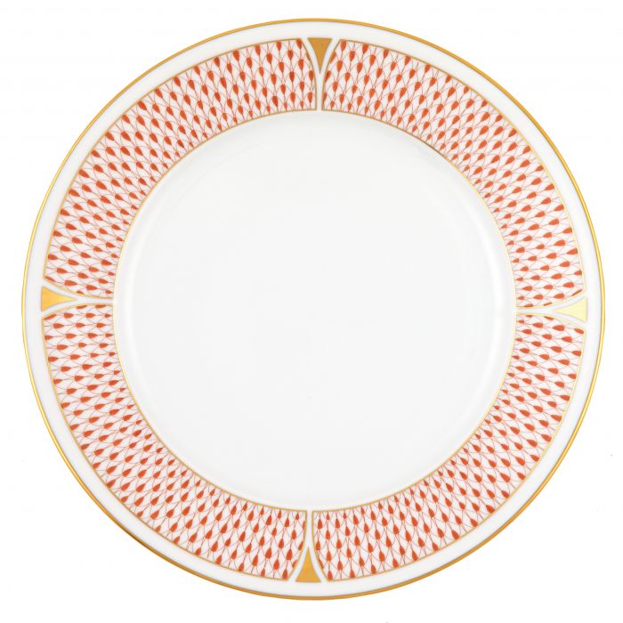 Herend Art Deco Rust Dinner Plate