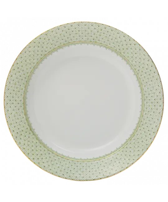 Mottahedeh Apple Green Lace Rim Soup Plate