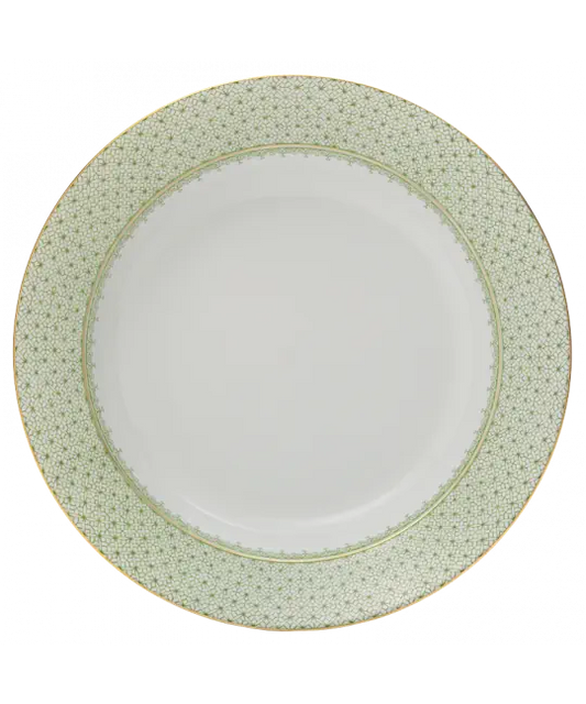Mottahedeh Apple Green Lace Rim Soup Plate