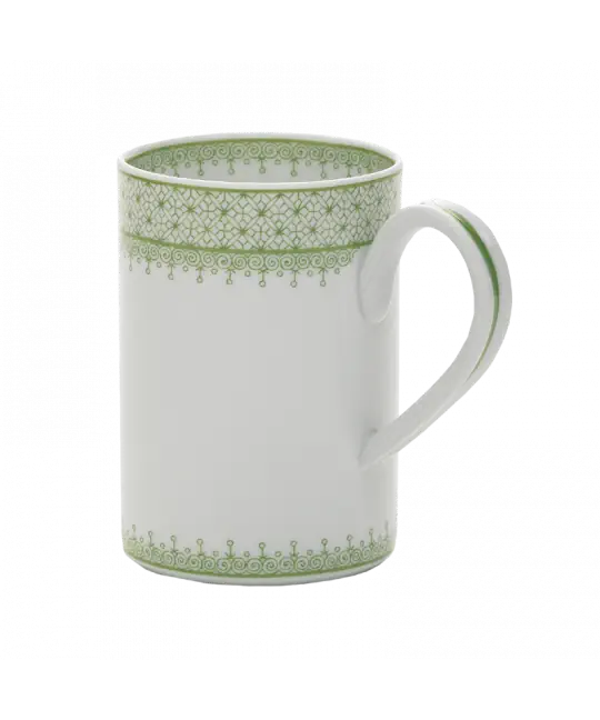 Mottahedeh Apple Green Lace Mug