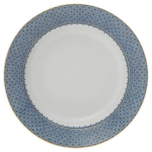 Mottahedeh Blue Lace Rim Soup Plate