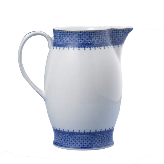 Mottahedeh Blue Lace Pitcher