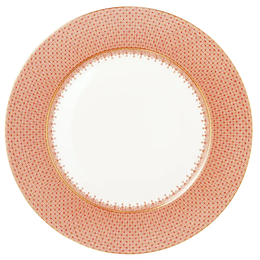 Mottahedeh Lace Red Service Plate