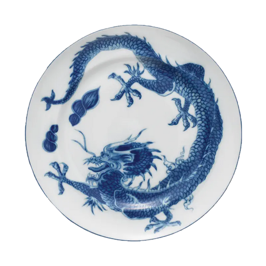 Mottahedeh Blue Dragon Salad Plate