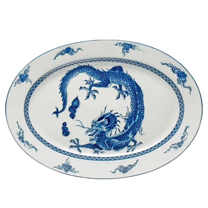 Mottahedeh Blue Dragon Platter