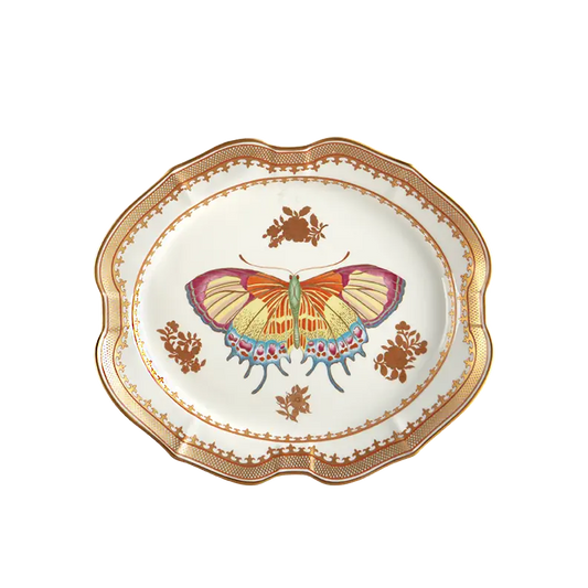 Mottahedeh Butterfly Platter
