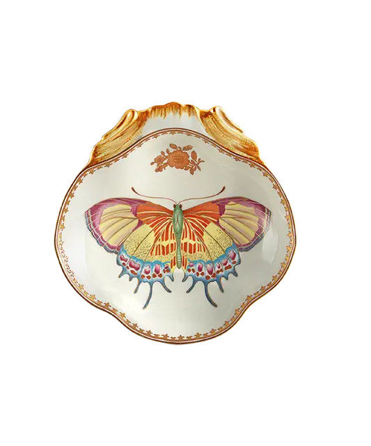 Mottahedeh Butterfly Shell Dish