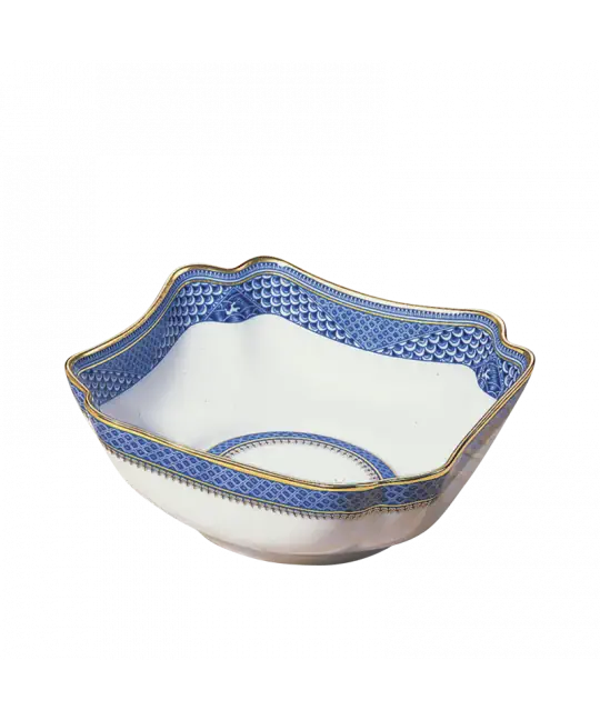 Mottahedeh Indigo Wave Small Square Bowl