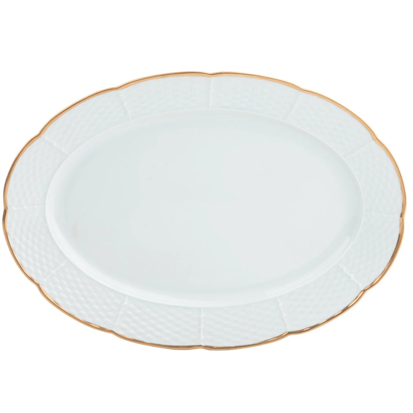 Pickard Sea Island Gold Oval Platter