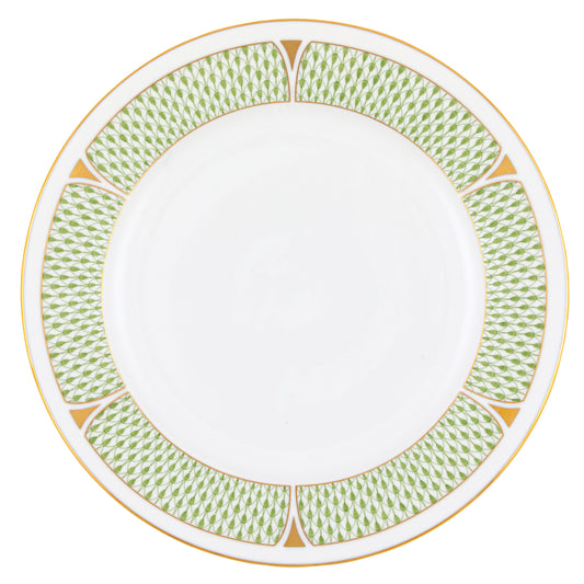 Herend Art Deco Green Service Plate