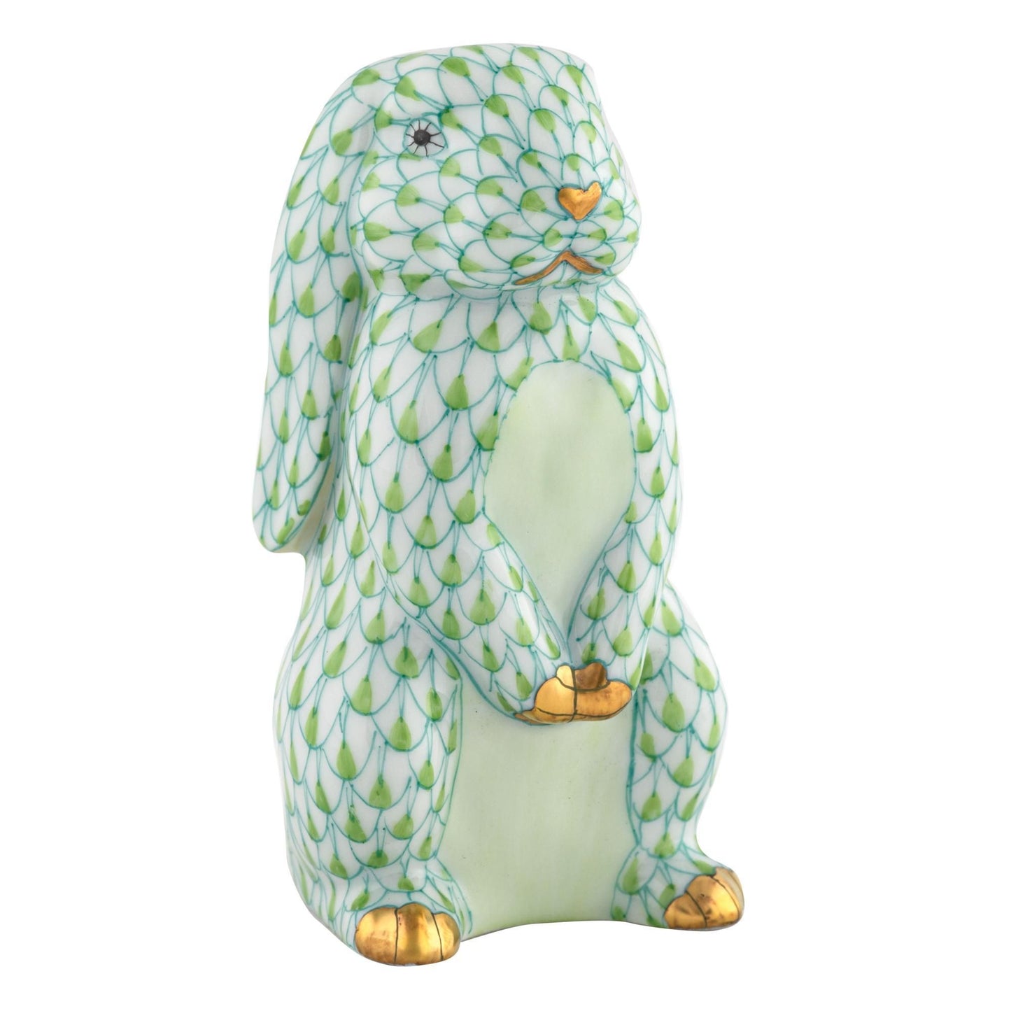 Standing Lop Ear Bunny Green