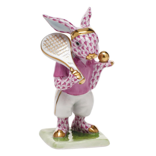 Herend Tennis Bunny Raspberry