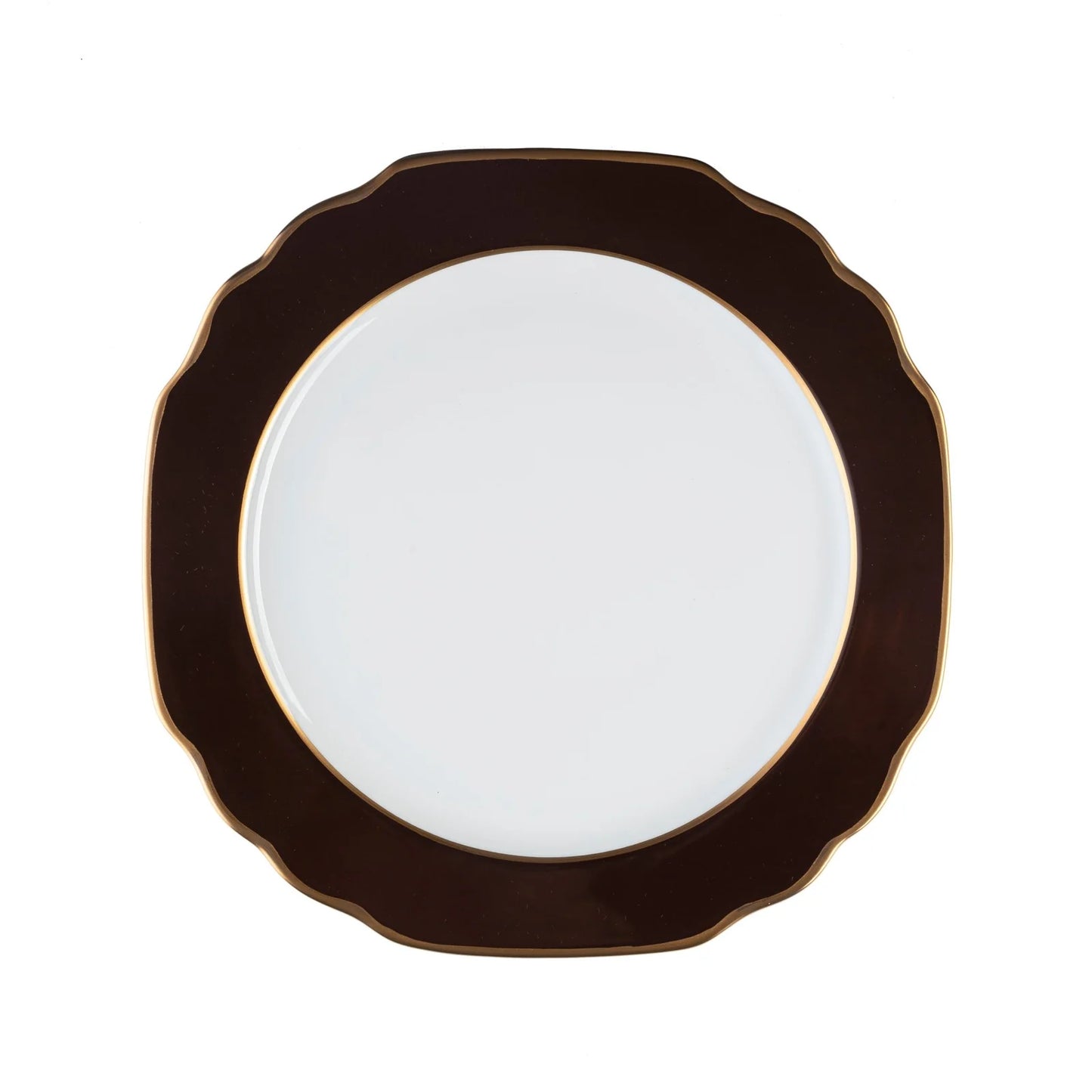 Pickard Georgian Colorsheen Ultra White Chocolate Dinner Plate