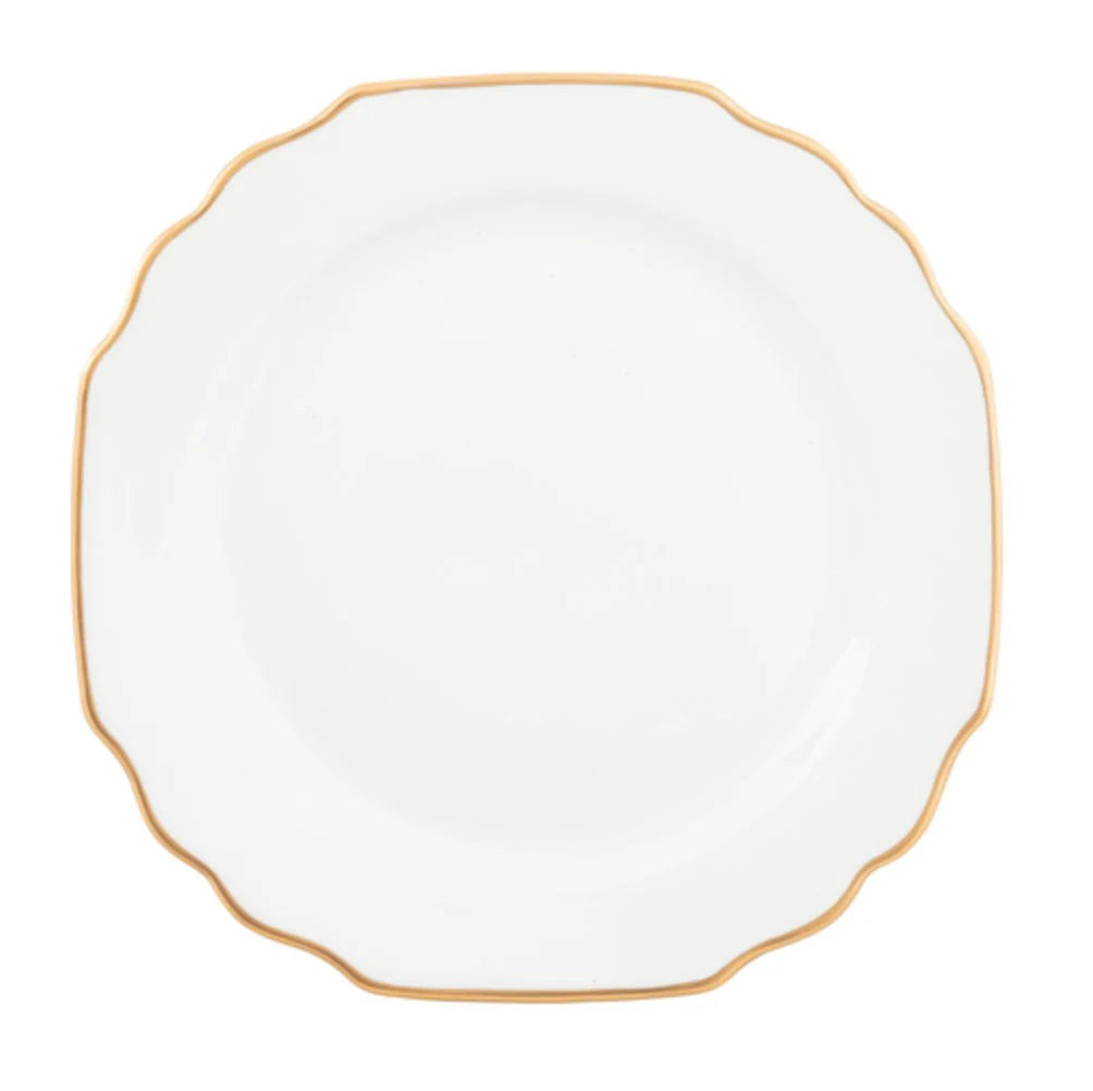 Pickard Georgian Gold and Ultra White Charger Plate