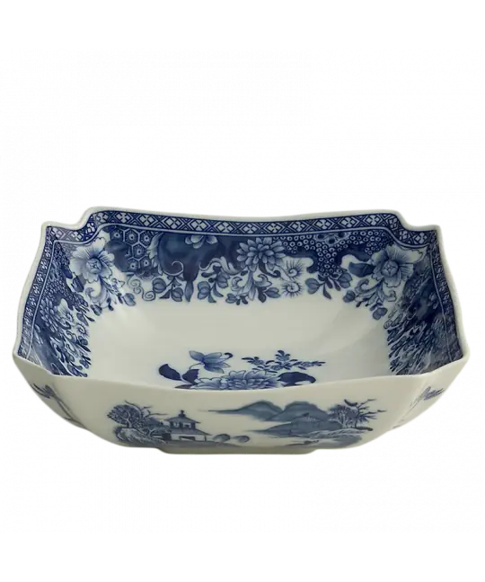 Mottahedeh Blue & White Square Bowl