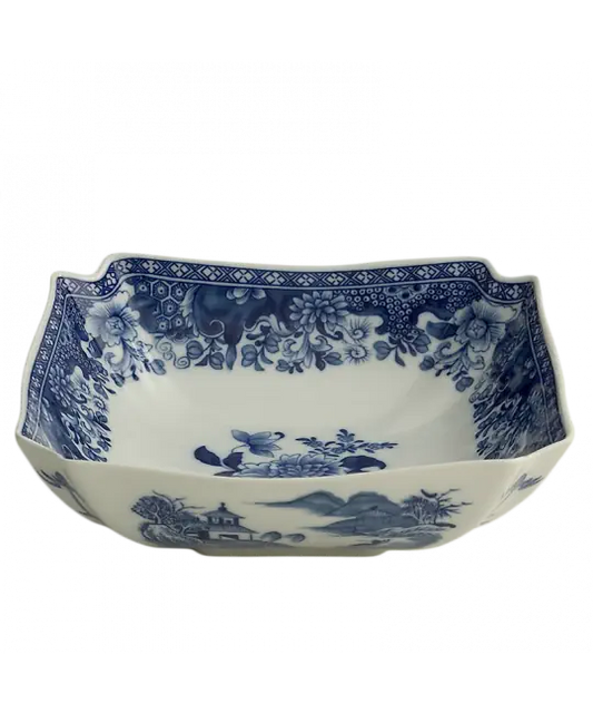 Mottahedeh Blue & White Square Bowl