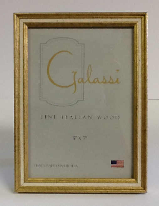 Italian Wood Frame Gold & Cream