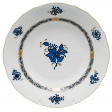 Herend Chinese Bouquet Black Sapphire Dessert Plate