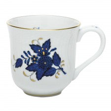 Herend Chinese Bouquet Black Sapphire Mug