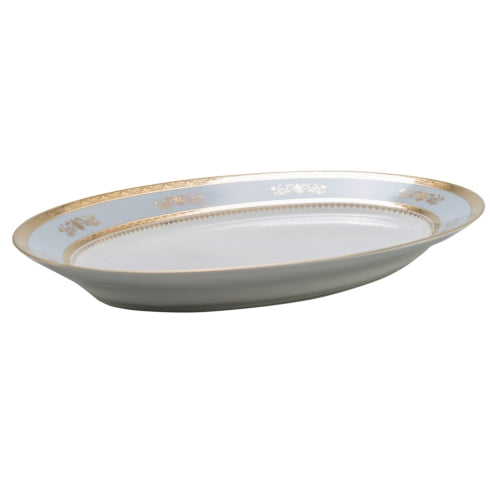 Deshoulieres Orsay Porcelain Oval Platter | Powder Blue