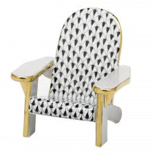 Herend Adirondack Chair - Black