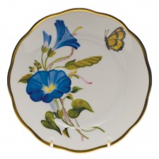 Herend American Wildflowers Morning Glory Bread & Butter Plate