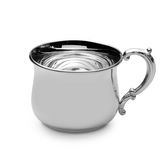 Sterling Silver Pot Belly Baby Cup 2 1/8"H x 2 3/4"D