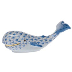 Herend Baby Whale Blue