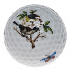 Herend rothschild bird golf ball paperweight