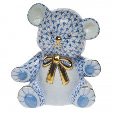 Herend Teddy Bear Blue