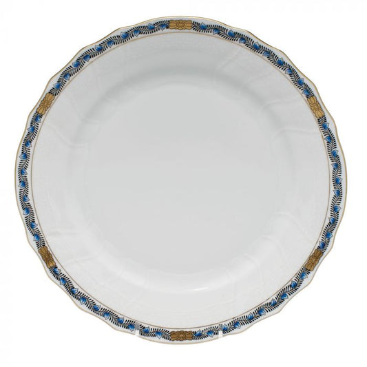 Herend Chinese Bouquet Garland Black Sapphire Dinner Plate