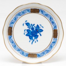 Herend chinese bouquet blue coaster